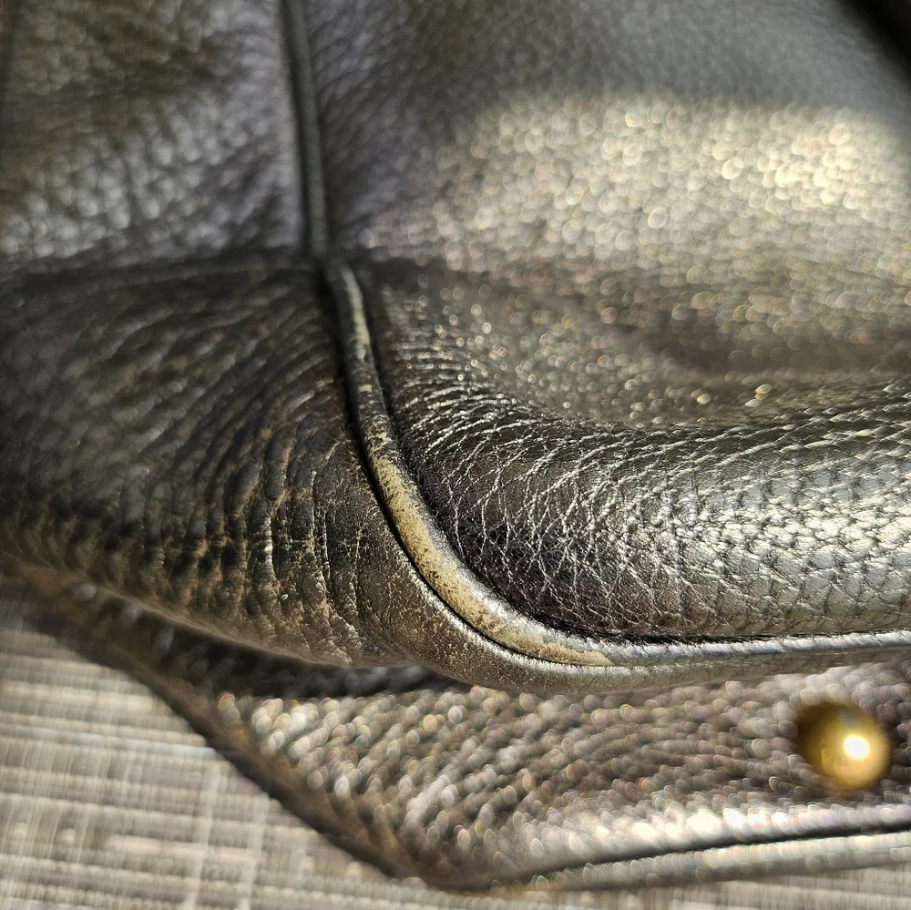 EUC Prada Metallic Gold leather Tote - Picture 14 of 17